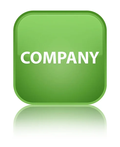 Firma specjalny miękki zielony przycisk kwadratowy — Zdjęcie stockowe