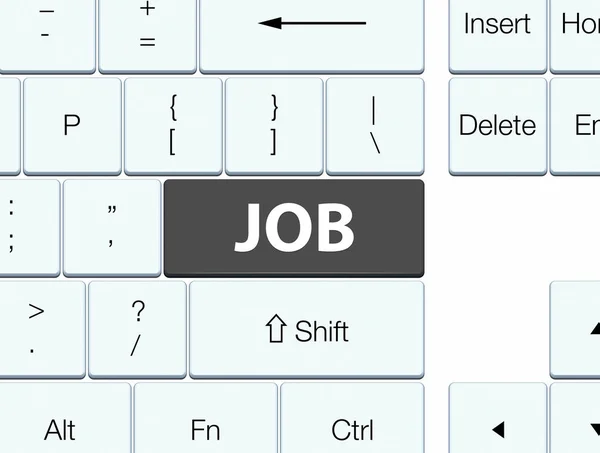 İş siyah klavye düğme — Stok fotoğraf