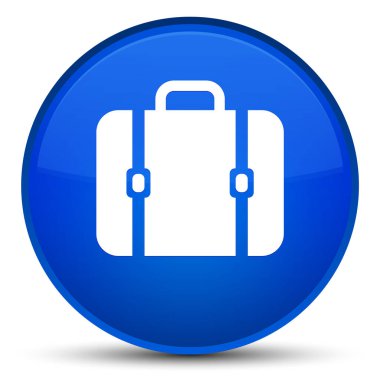 Çanta kutsal kişilerin resmi özel mavi yuvarlak düğme