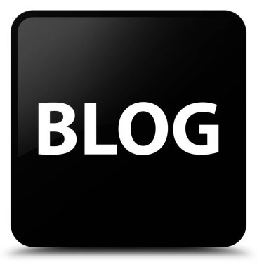 Blog siyah kare düğme