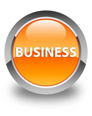 İş parlak turuncu yuvarlak düğme