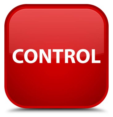 Denetim özel kırmızı kare düğme