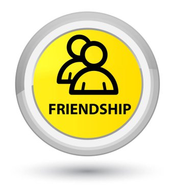 Dostluk (grup simgesi) baş sarı yuvarlak düğmesi