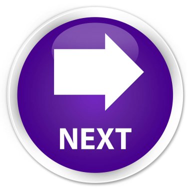 Sonraki prim mor yuvarlak düğmesi