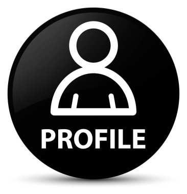 Profil (üye simgesi) siyah yuvarlak düğmesi