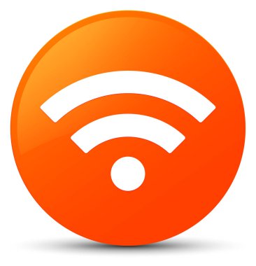 WiFi simgesi turuncu yuvarlak düğmesi