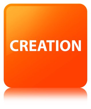 Oluşturma turuncu kare düğme