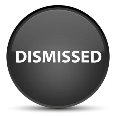 Özel siyah yuvarlak düğmeye reddetti