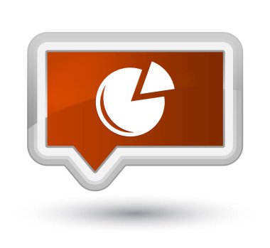 Grafik simgesini Ana kahverengi bayrak düğmesini