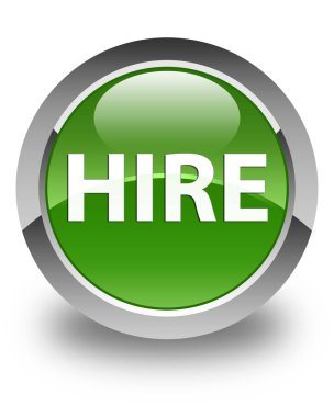 Kiralık parlak yumuşak yeşil yuvarlak düğme