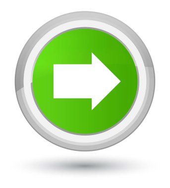 İleri ok simgesi asal yumuşak yeşil yuvarlak düğmesini