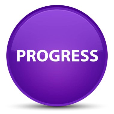İlerleme özel mor yuvarlak düğmesi