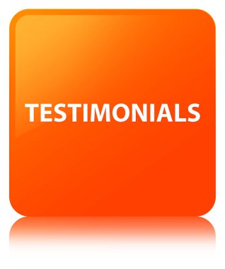 Referansları turuncu kare düğme