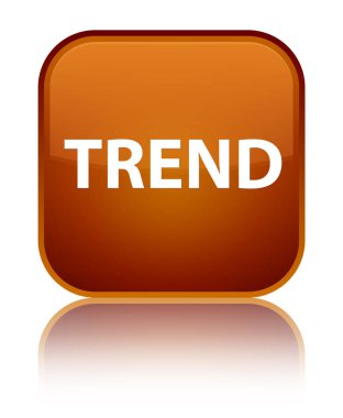 Eğilim özel kahverengi kare düğme