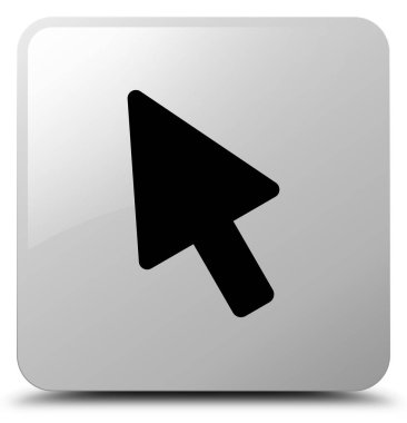 İmleç simgesi Beyaz kare düğme