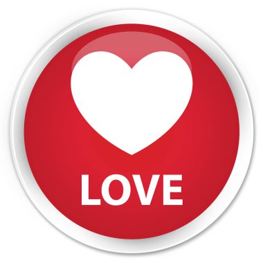 Aşk sigorta primi kırmızı yuvarlak düğmesi