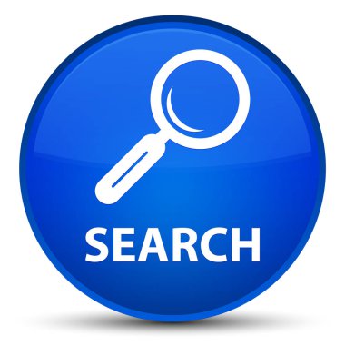 Arama özel mavi yuvarlak düğmesi