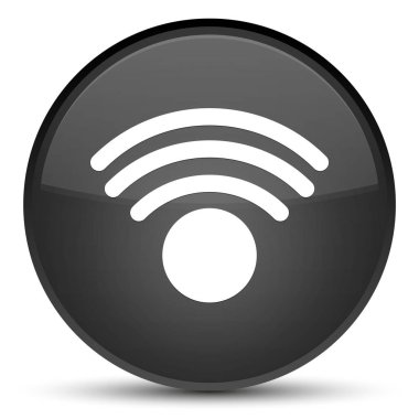 WiFi kutsal kişilerin resmi özel siyah yuvarlak düğme