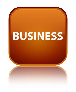 İş özel kahverengi kare düğme