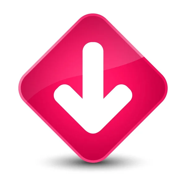 Baixar ícone de seta elegante botão de diamante rosa — Fotografia de Stock