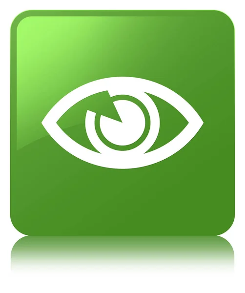 Eye icon soft green square button