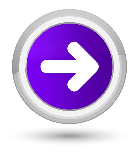 Next arrow icon prime purple round button — Stock Photo, Image