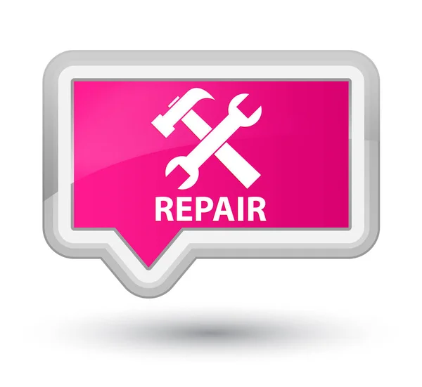 Reparatur (Werkzeug-Symbol) Prime rosa Banner-Taste — Stockfoto