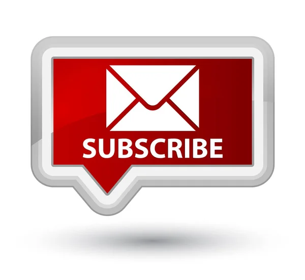 Subscribe (email icon) prime red banner button