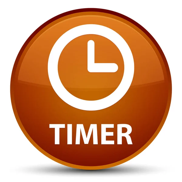 Speciale bruin ronde toets timer — Stockfoto