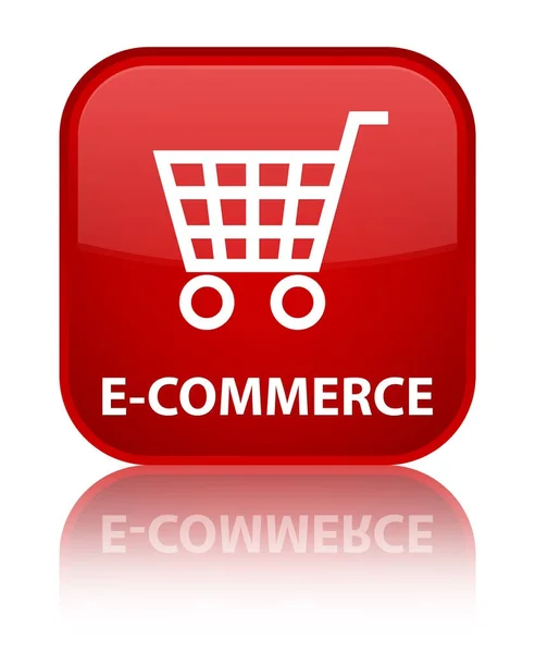 E-ticaret özel kırmızı kare düğme