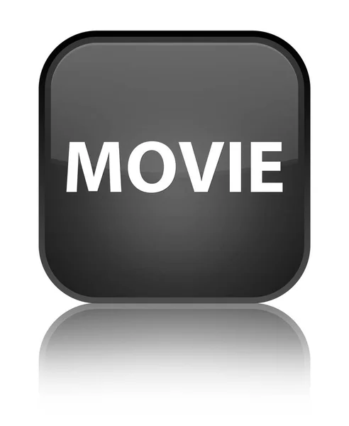 Movie special black square button — Stock Photo, Image