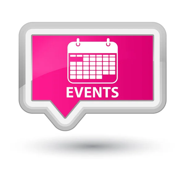 Events (calendar icon) prime pink banner button