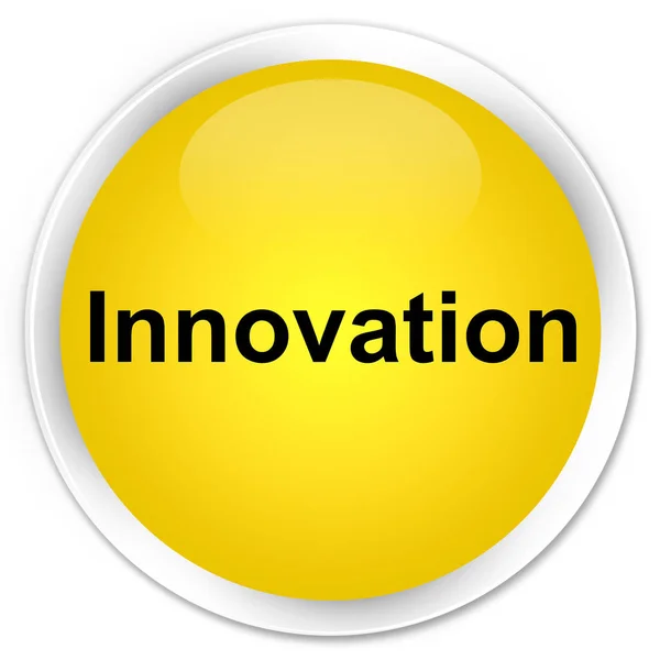 Bouton rond jaune Innovation premium — Photo