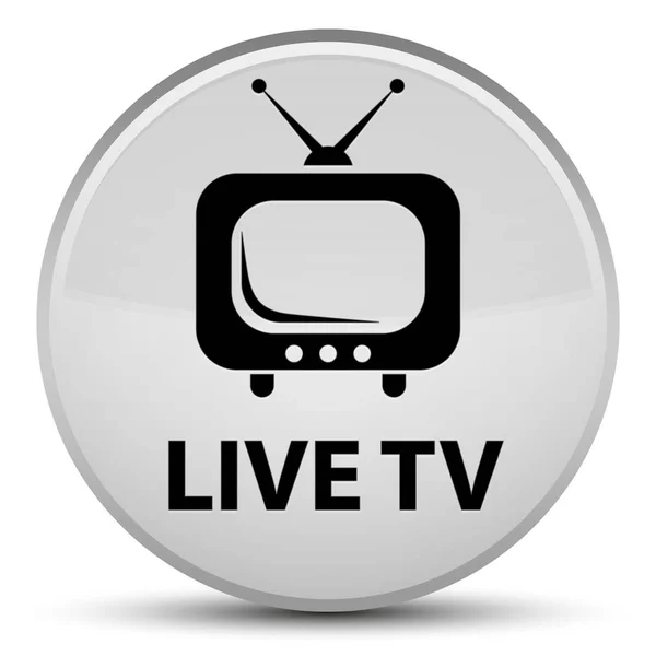 Live tv speciella vita runda knappen — Stockfoto