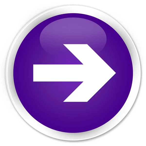 Další šipku ikony premium fialové kulaté tlačítko — Stock fotografie