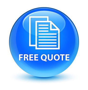 Ücretsiz fiyat teklifi camsı camgöbeği mavi yuvarlak düğmesi