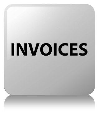 Beyaz kare düğme faturalar