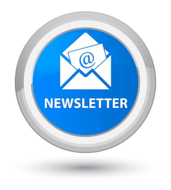 Bülten ana camgöbeği mavi yuvarlak düğmesi