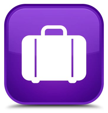 Çanta kutsal kişilerin resmi özel mor kare düğme