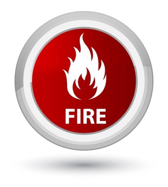 Yangın baş kırmızı yuvarlak düğmesi