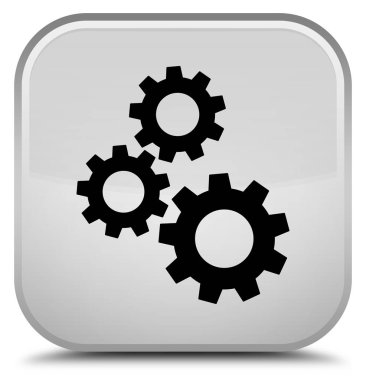 Gears'ın kutsal kişilerin resmi özel beyaz kare düğme