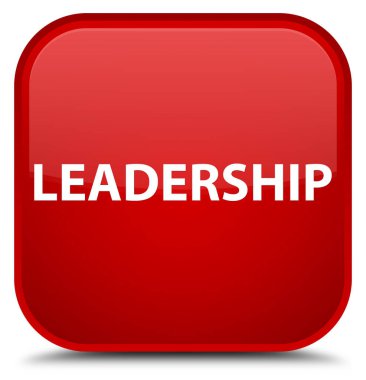 Liderlik özel kırmızı kare düğme