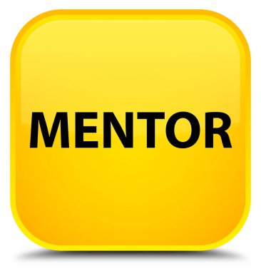 Akıl hocası özel sarı kare düğme