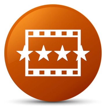 Film değerlendirmeleri simgesi düğmesini kahverengi