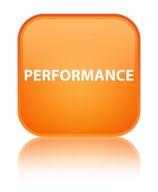 Performans özel turuncu kare düğme