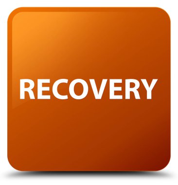 Kurtarma kahverengi kare düğme