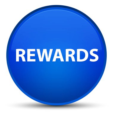 Ödüller özel mavi yuvarlak düğmesi