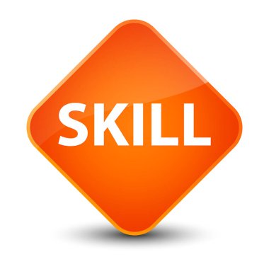 Beceri zarif Turuncu elmas düğmesi