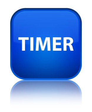 Zamanlayıcı özel mavi kare düğmesi