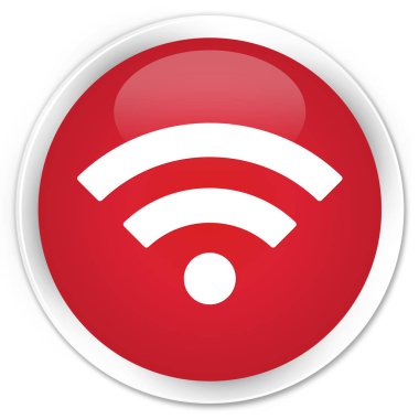 WiFi simge sigorta primi kırmızı yuvarlak düğmesi